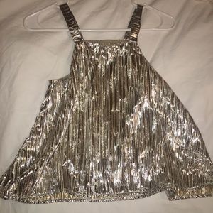Metallic tank top